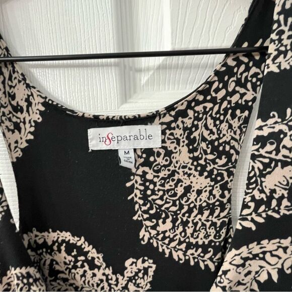 Inseparable wide-leg paisley print jumpsuit size M - Picture 4 of 4